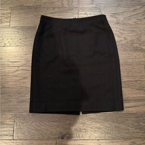 J.Crew The Pencil Skirt Women's Sz 6 Black Wool Blend Career Office Classic